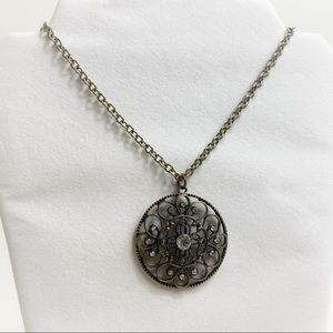 Unbranded Faux Diamond Statement Necklace